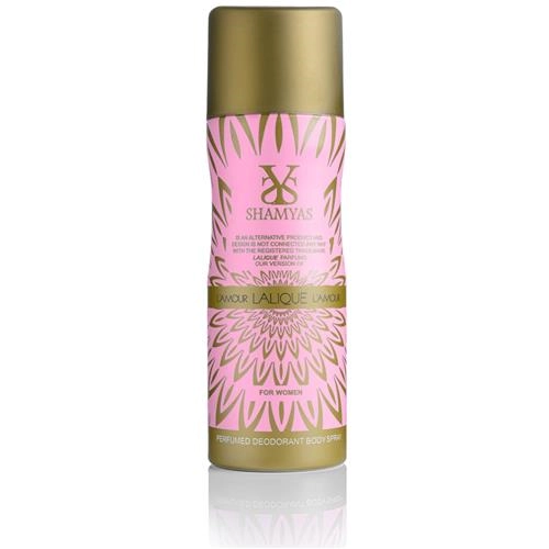 اسپری خوشبو کننده بدن زنانه شمیاس رایحه لالیک لامور حجم 200 میل