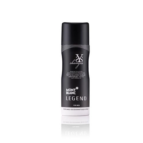 اسپری خوشبوکننده بدن مردانه شمیاس رایحه مونت بلک (Mont Black) حجم 200 ml