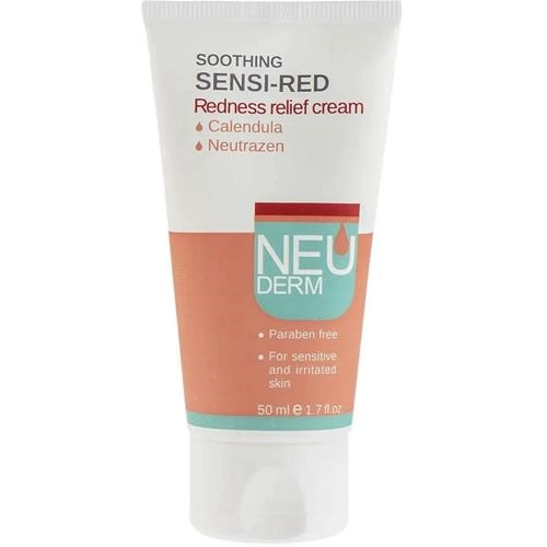 کرم ترمیم کننده نئودرم مدل Soothing Sensi-Red حجم 50 میلی لیتر
