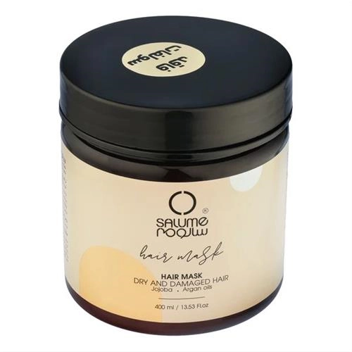 ماسک مو سالومه مدل Jojoba مناسب موهای خشک و آسیب دیده حجم 400 میلی لیتر