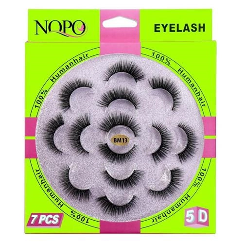 مژه 5 بعدی 7 جفتی نوپو شماره 13