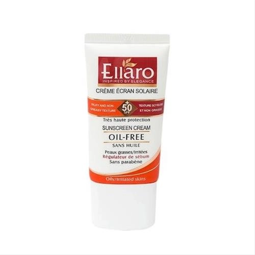 کرم ضد آفتاب فاقد چربی برای پوست چرب SPF50 بی رنگ الارو