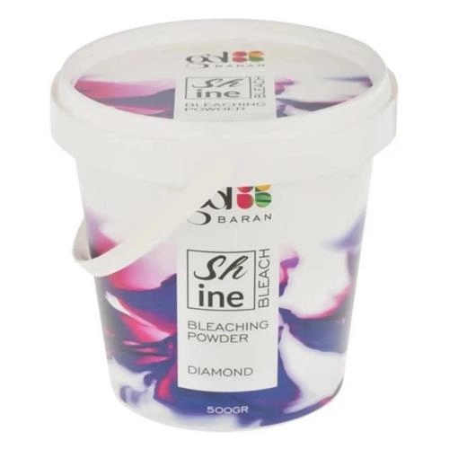 پودر دکلره گلباران مدل shine وزن 500 گرم رنگ الماسی