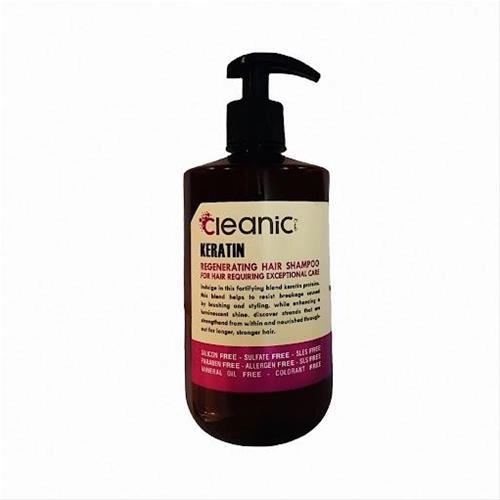 شامپو تقویت کننده و ترمیم کننده مو کلینیک کیندی مدل کراتین حجم 1000 میل