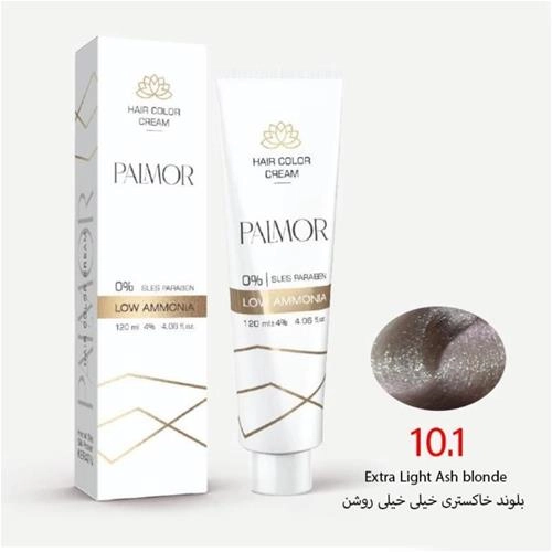 رنگ موی پالمور شماره 10.1 حجم 120 میلی لیتر رنگ قهوه ای خاکستری خیلی خیلی روشن
