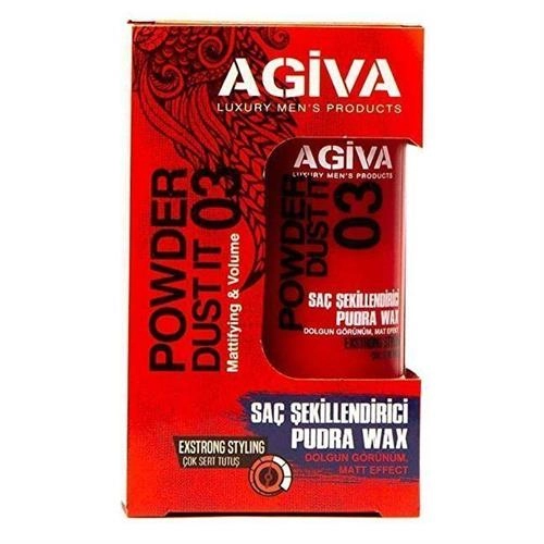 پودر حالت دهنده مو آگیوا AGIVA شماره 03 حجم 20 گرم