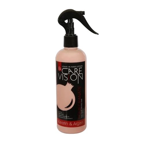 لوسیون تقویت کننده و مرطوب کننده موی کریویژن CARE VISION بدون آبکشی انار