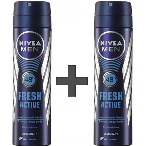 اسپری مردانه نیوآ مدل Fresh Active حجم 150 میلی لیتر  - 2 عددی