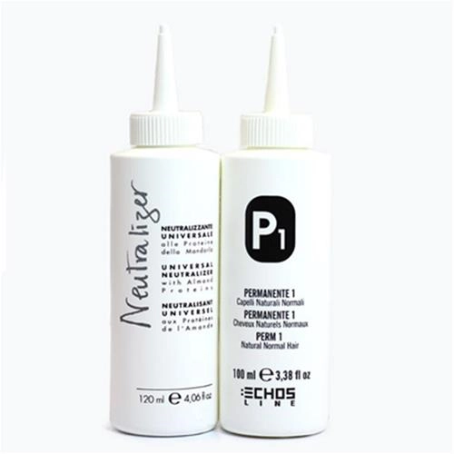 کیت مواد فر موهای طبیعی p1 اچ اس لاین 100 میل(بدون آمونیاک)