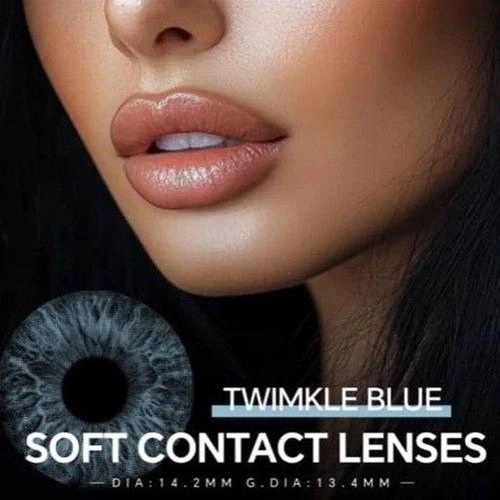 لنز رنگی ایلاردو مدل TWINKLE BLUE (لنز آبی ایلاردو)