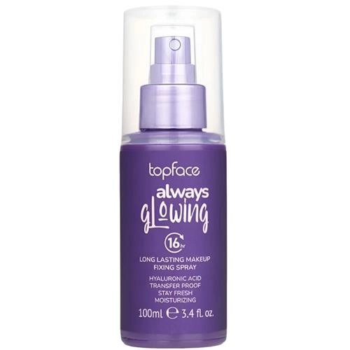 اسپری تثبیت کننده آرایش صورت تاپ فیس مدل  GLOWING حجم 100 میلی لیتر