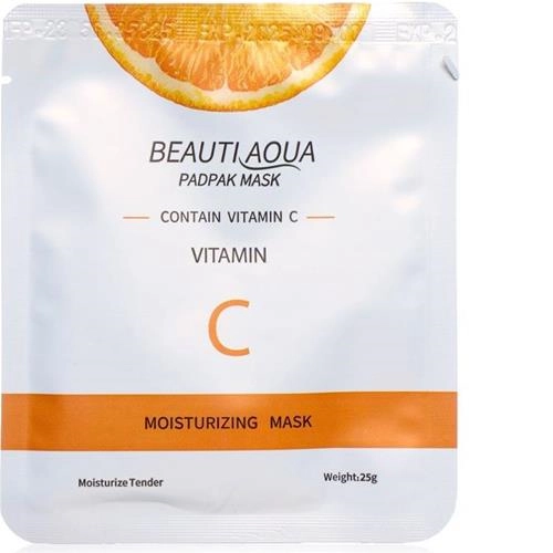 ماسک صورت ورقه ای ویتامین  سی (BEAUTI AOUA)