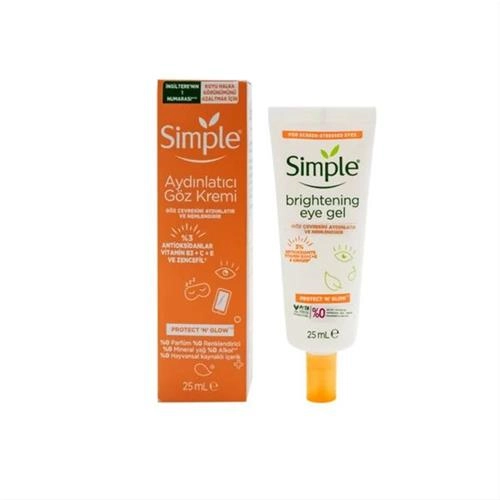 ژل دور چشم سیمپل مدل Brightening Glow حجم 25 میلی لیتر