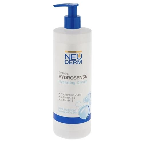 کرم مرطوب کننده دست صورت و گردن نئودرم مدل Optimal Hydrosense حجم 450 میلی لیتر