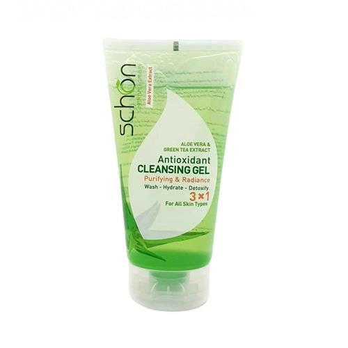 ژل شستشو صورت شون مدل آلوئه ورا و چای سبز حجم 150 میل (تاریخ انقضا 1405.08ت)