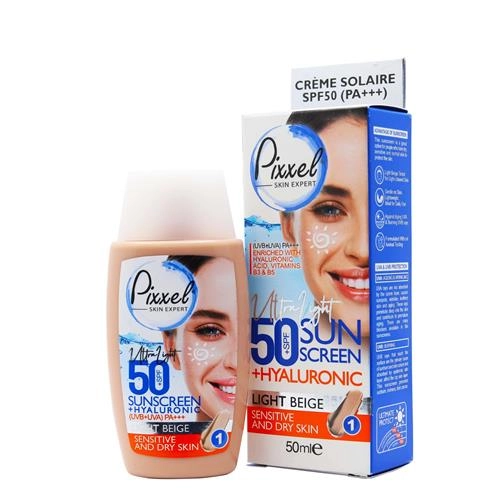 ضد آفتاب پوست خشک و حساس پیکسل (رنگ بژ روشن)