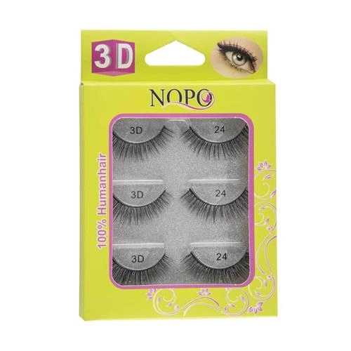 مژه 3جفتی 3 بعدی نوپو شماره 24