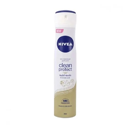 اسپری خوشبو کننده بدن زنانه نیوآ مدل clean protect حجم 150 میلی لیتر