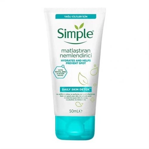 کرم مرطوب کننده سیمپل مدل daily skin detox حجم 50 میلی لیتر