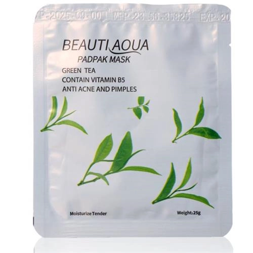 ماسک ورقه ای صورت چای سبز (BEAUTI AOUA)