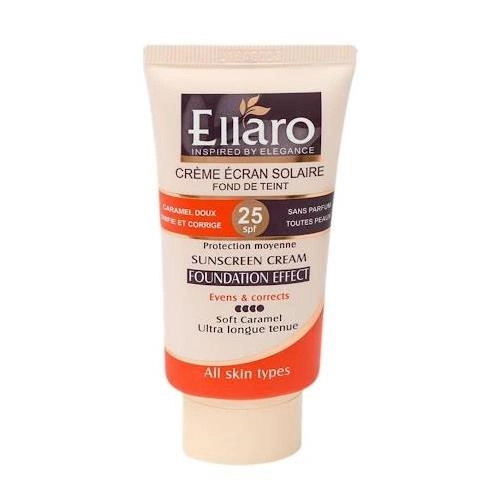 کرم ضد آفتاب رنگی الارو مدل SPF25 کاراملی حجم 40 میلی لیتر