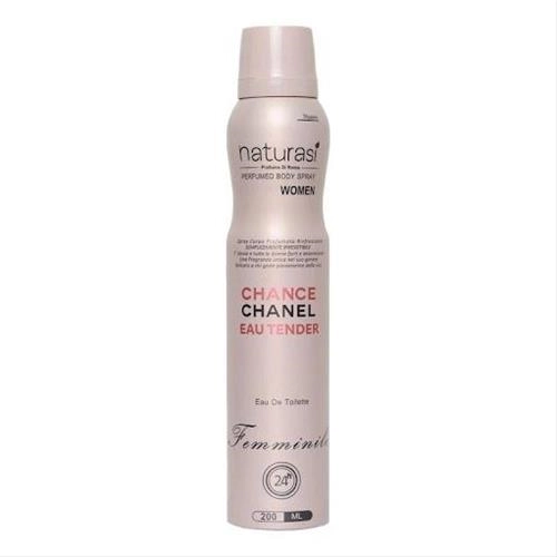 اسپری خوشبو کننده بدن زنانه ناتوراسی مدل chance chanel حجم 200 میلی لیتر