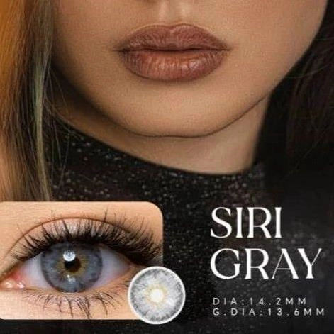لنز چشم رنگی ایلاردو مدل SIRI GIRL(لنز چشم طوسی ایلاردو)