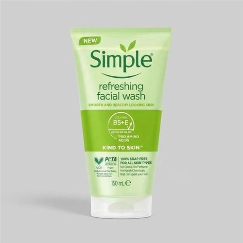 ژل شستشو صورت سیمپل مدل refreshing حجم 150 میلی لیتر