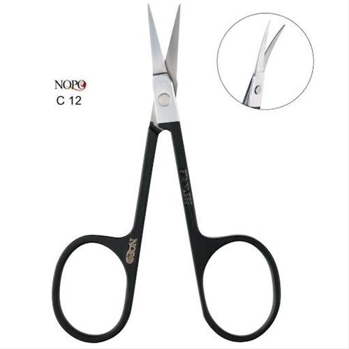 قیچی ابرو مخملی مشکی c12 نوپو