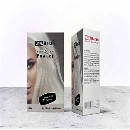 پودر دکلره گلباران مدل NW وزن 50 گرم رنگ خاکستری