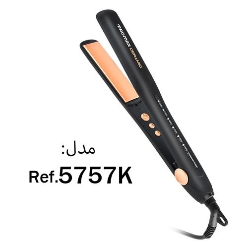 اتو مو حرفه ای با صفحه کراتین پرومکس مدل 5757K