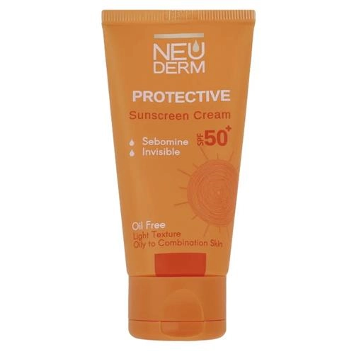 کرم ضد آفتاب بی رنگ نئودرم مدل Highly Protective SPF50 حجم 50 میلی لیتر