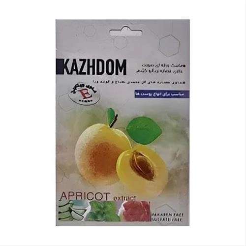 ماسک صورت ورقه ای کژدم مدل زرد آلو وزن 25 گرم