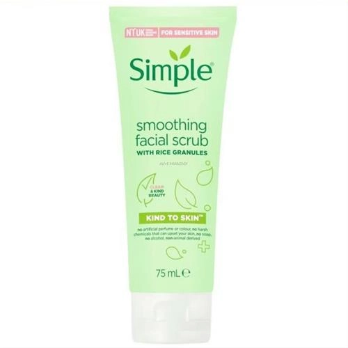 اسکراب لایه بردار پوست سیمپل مدل smoothing حجم 75 میلی لیتر