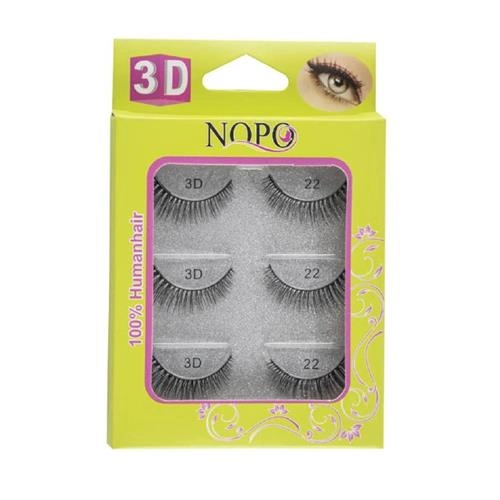 مژه 3جفتی 3 بعدی نوپو شماره 22
