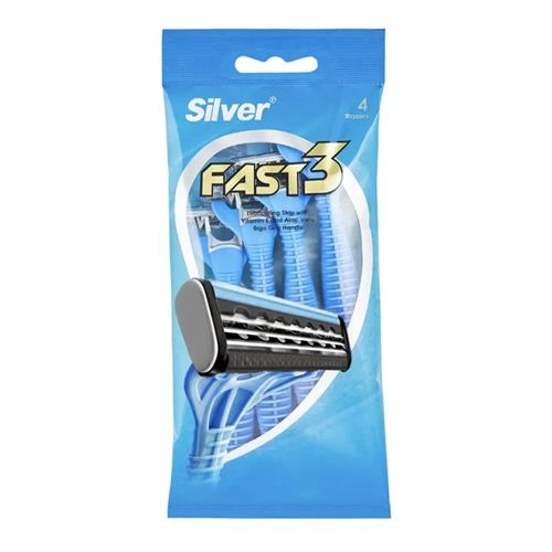 خود تراش سیلور مدل 4 Fast بسته 4 عددی