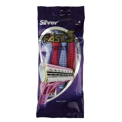 خود تراش سیلور مدل Fast 3 Lady بسته 4 عددی