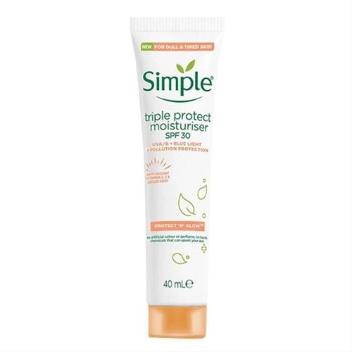 کرم ضد آفتاب سیمپل مدل triple protect حجم 40 میلی لیتر